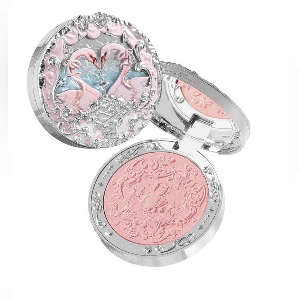 Price FIRM New Flower Knows Swan Ballet Embossed Blush
